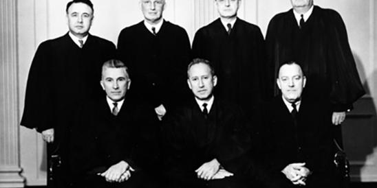 Supreme Court(Front)Nathan L. Jacobs, Chief Justice Joseph Weintraub, John J. Francis (Back)C. Thomas Schettino, Haydn Proctor, Frederick W. Hall, Vincent S. Haneman