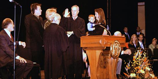 Chief Justice James R. Zazzali swearing-in ceremony (2006)