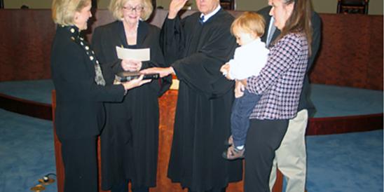 Chief Justice James R. Zazzali private swearing-in ceremony (2006)
