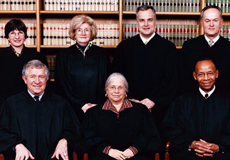 Supreme Court 2000 - (Front) Gary S. Stein, Chief Justice Deborah T ...