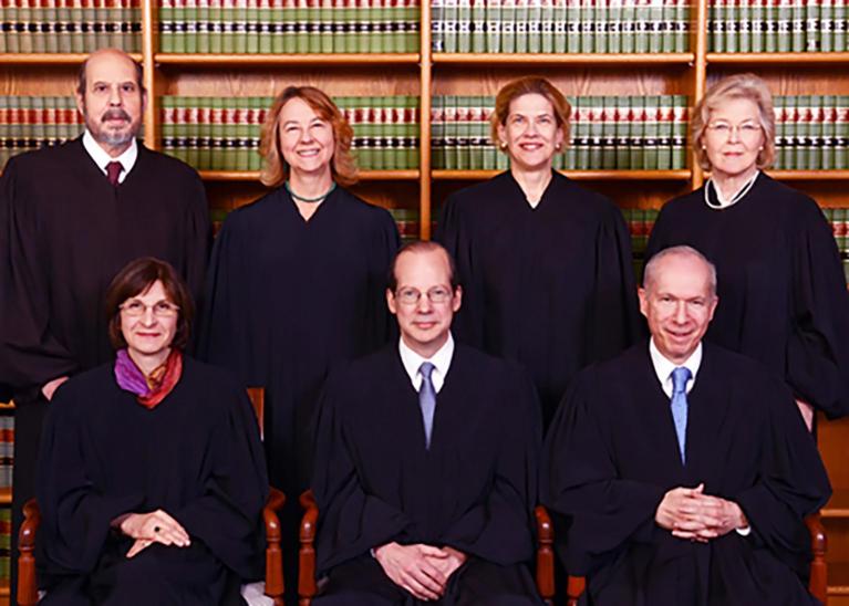 Judge Anne Rasmussen Supreme Court-2012(Front) Jaynee LaVecchia, Chief Justice Stuart Rabner ...